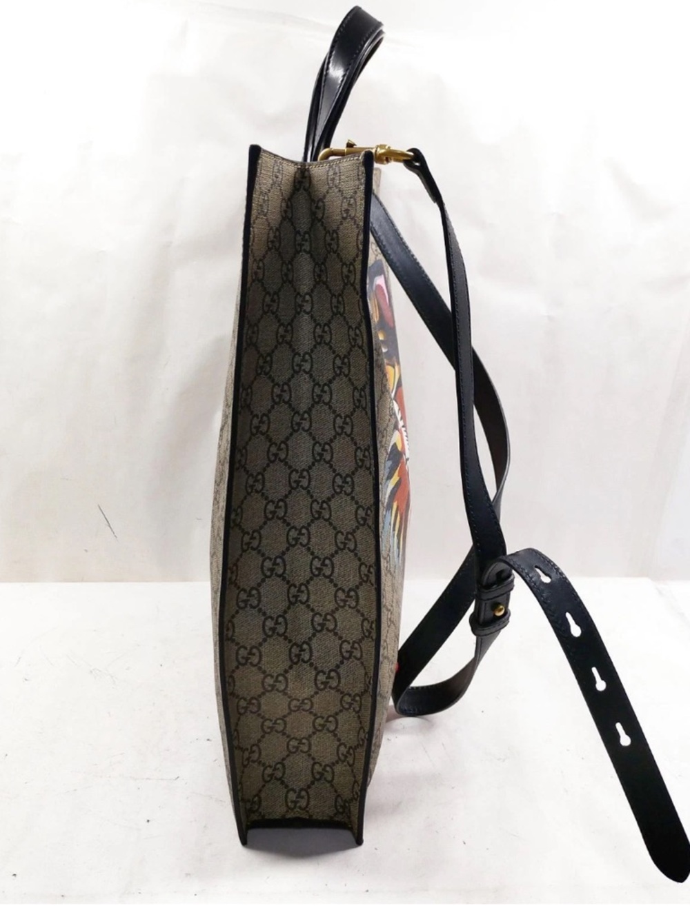 Gucci Lion GG Monogram Supreme Too Handle Tote Shoulder Bag - Picture 4 of 7